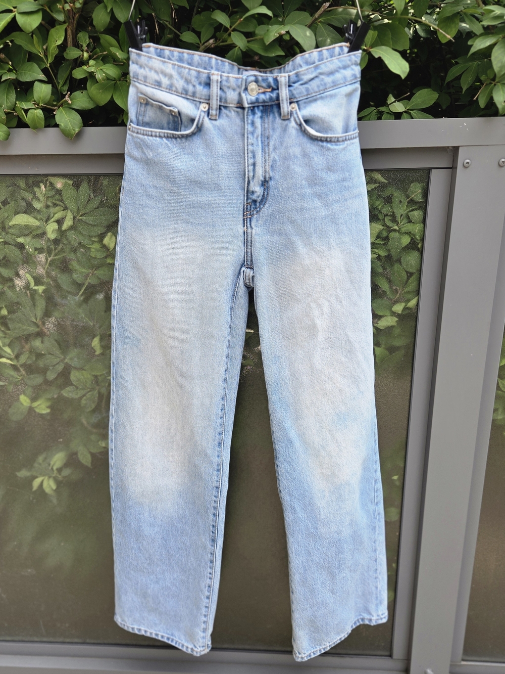 157' Boulevard High-Rise Light Wash Wide-Leg Women's Jeans US XS